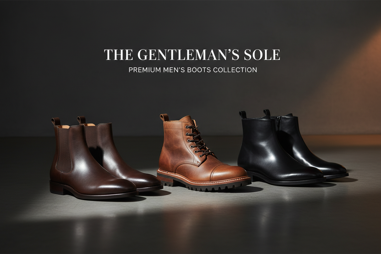 Translation missing: en.Men Boots The Gentlemans Solw : Men Boots