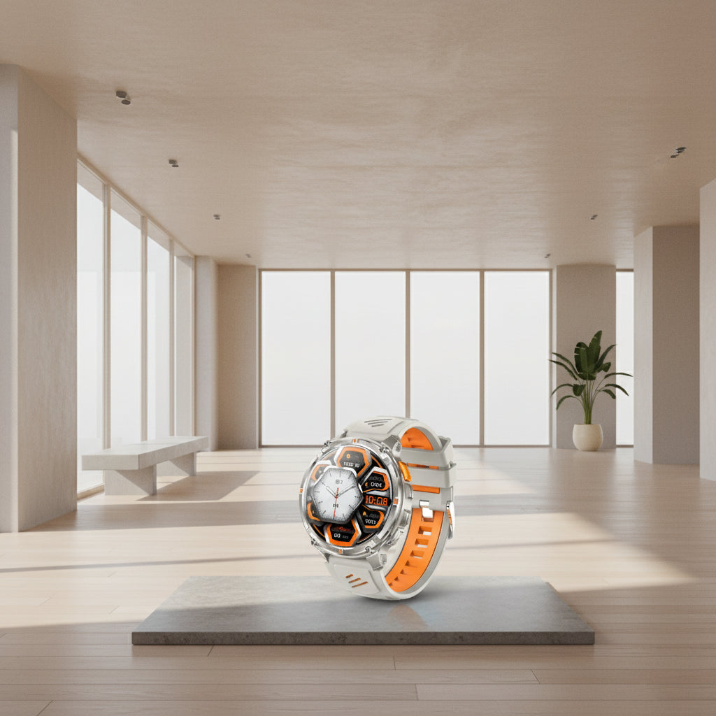 Ultra Smart Watch for Men - 1100mAh Battery, 1.7" Display