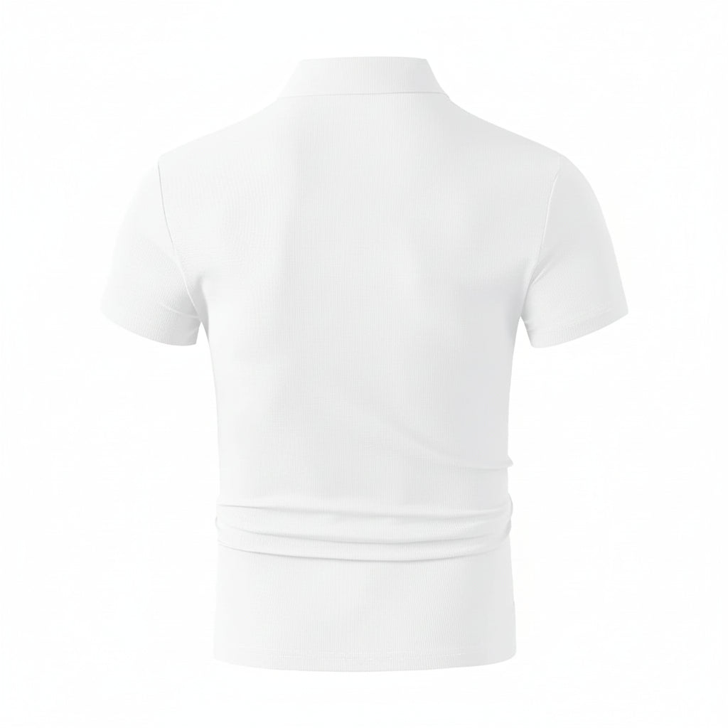 White t-shirt on a white background