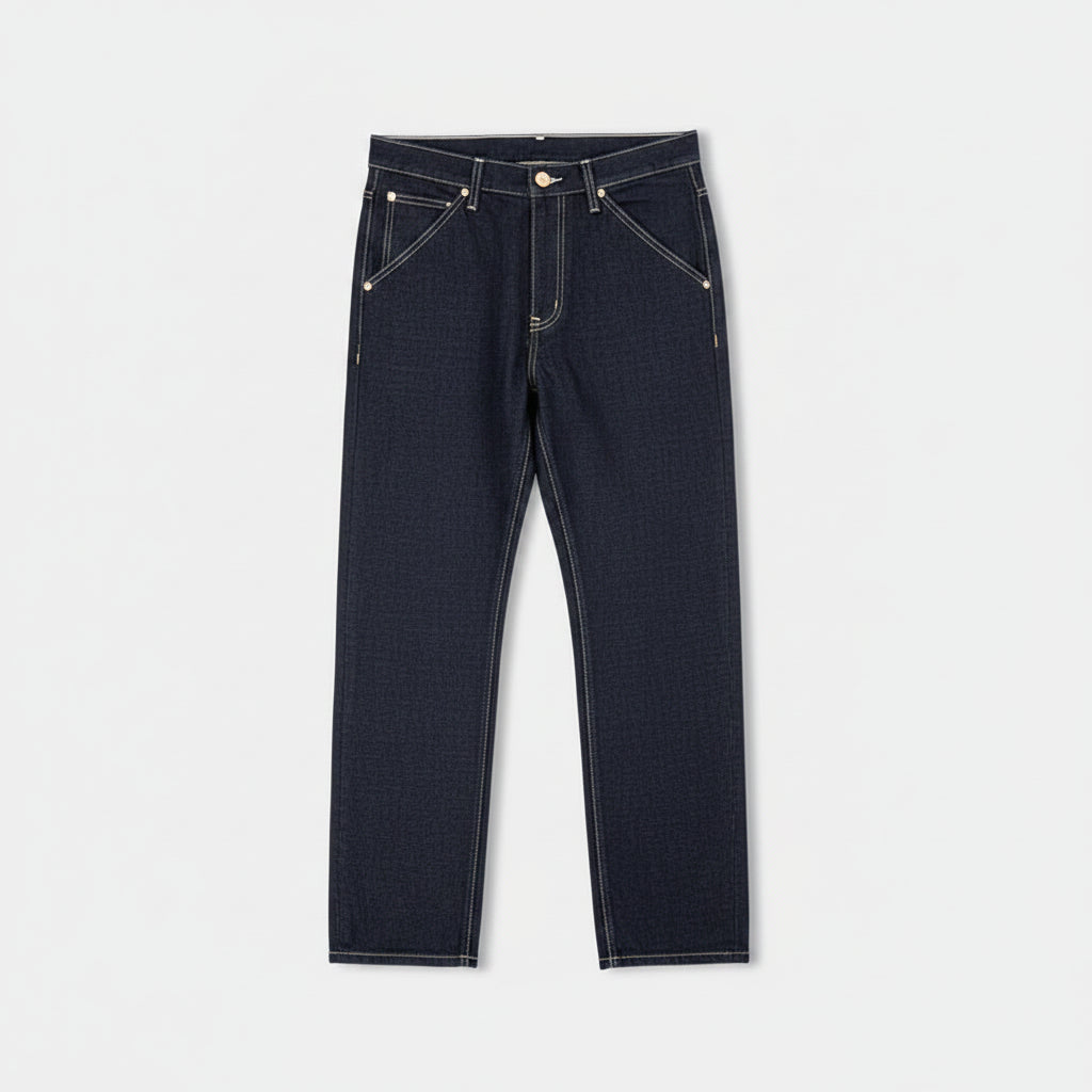 Men's Blue Selvedge Raw Denim Jeans – Maden Vintage 13.5oz Heavyweight Straight Fit