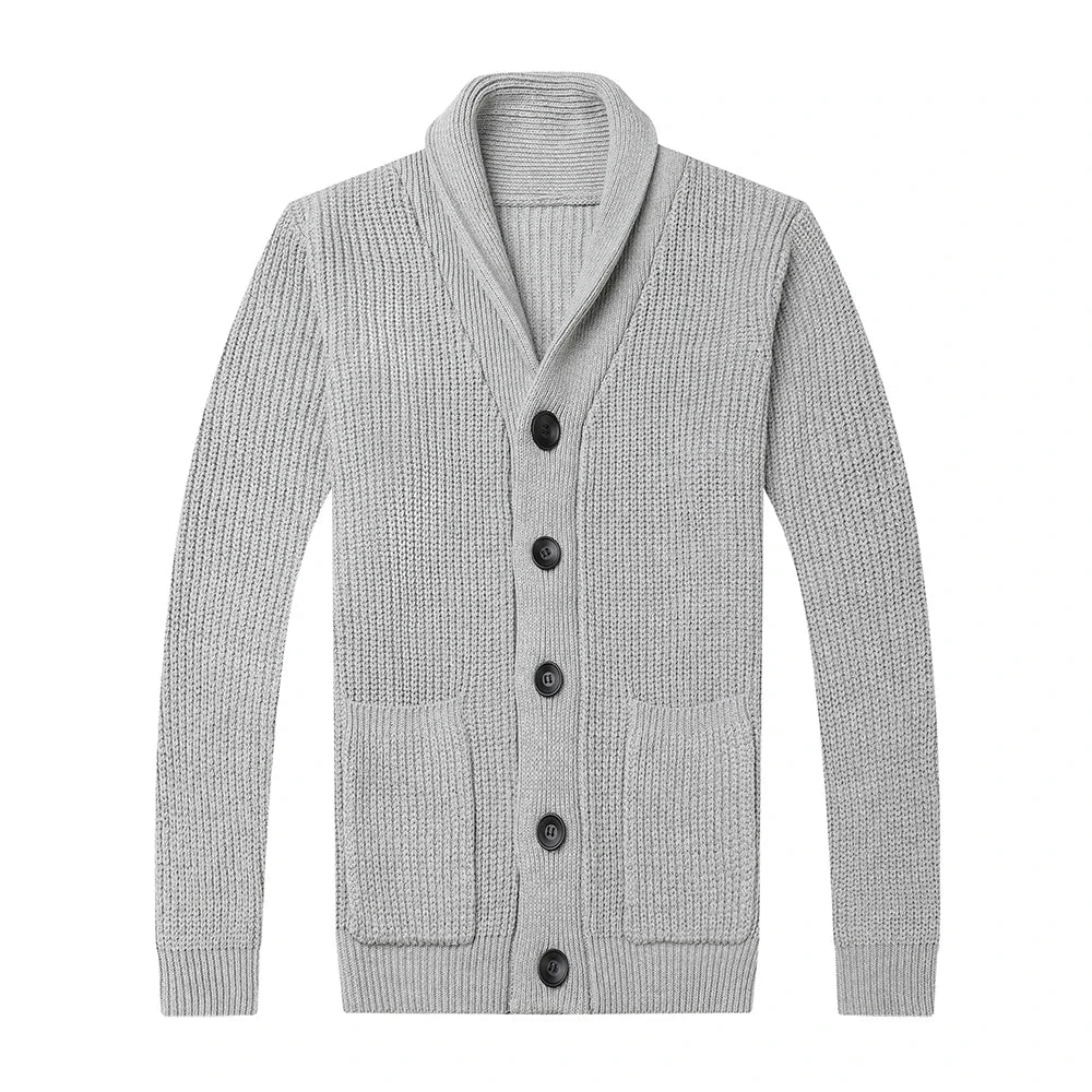 2021 High End Wool Designer Thick New Korean Autum Winter Brand Fashion Cable Knit Sweater Jacket Men Casual Coats Mens Clothing