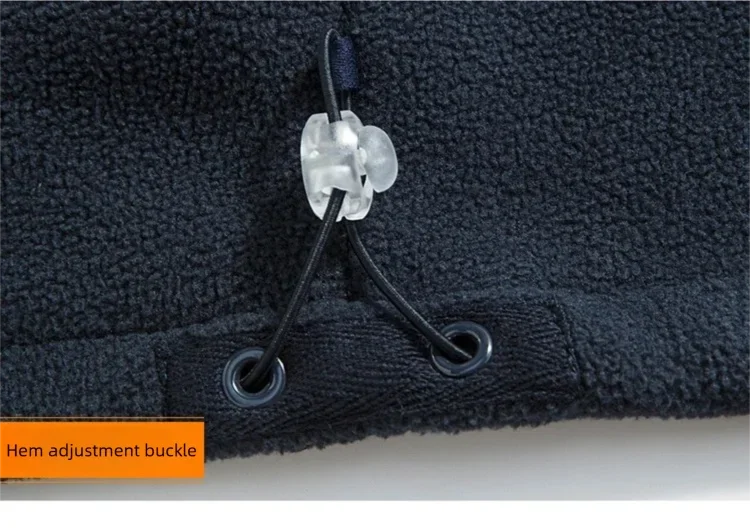 2025 Men's Fleece Coat Autumn and Winter Thickened Warm Windproof Cold-proof Loose Plus Size Outdoor Sports Collar Fleece Jacket