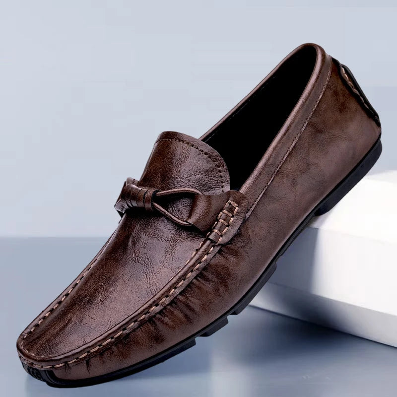 Breathable Handmade Leather Loafers for Men- Perfect for Every Occasion