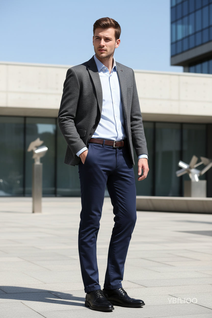 Step Into Style: Large Size Fashionable Men's Office Formal Shoes