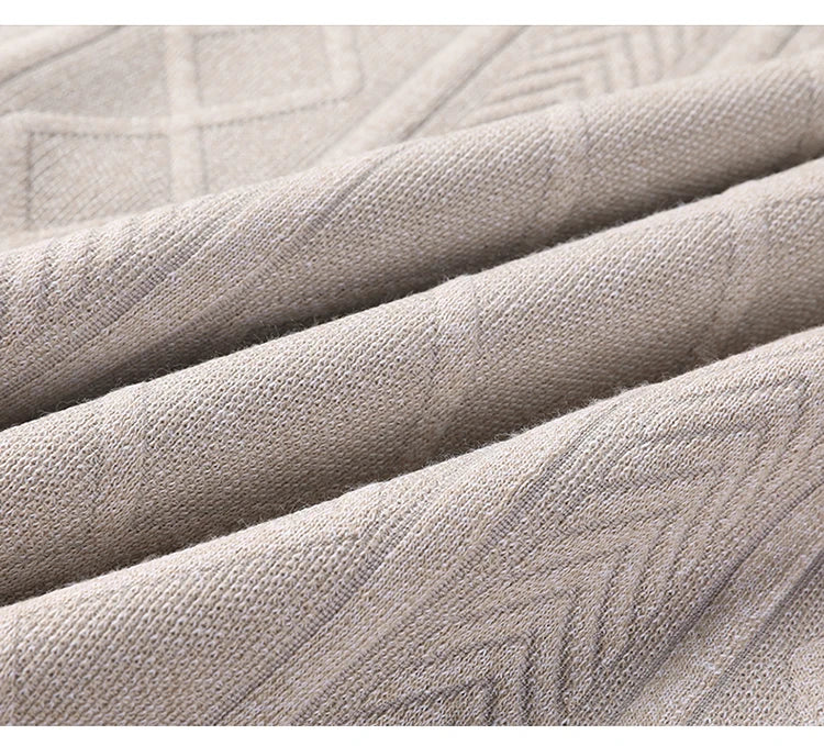 Man Solid Color 2024 New Autumn Winter Warm Fashion Sweater Casual And Comfortable Soft Sweater