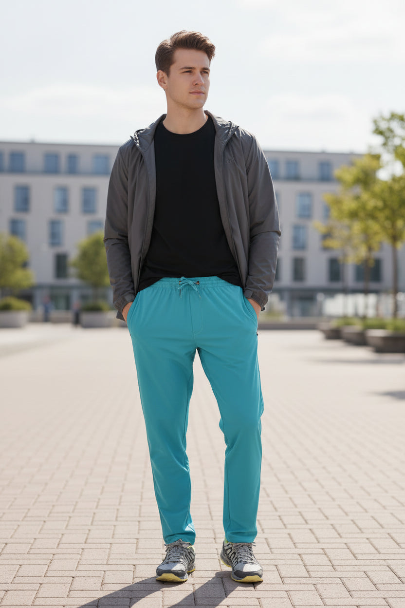 Men's Quick Dry Outdoor Pants for Running, Hiking, Yoga, and Fitness
