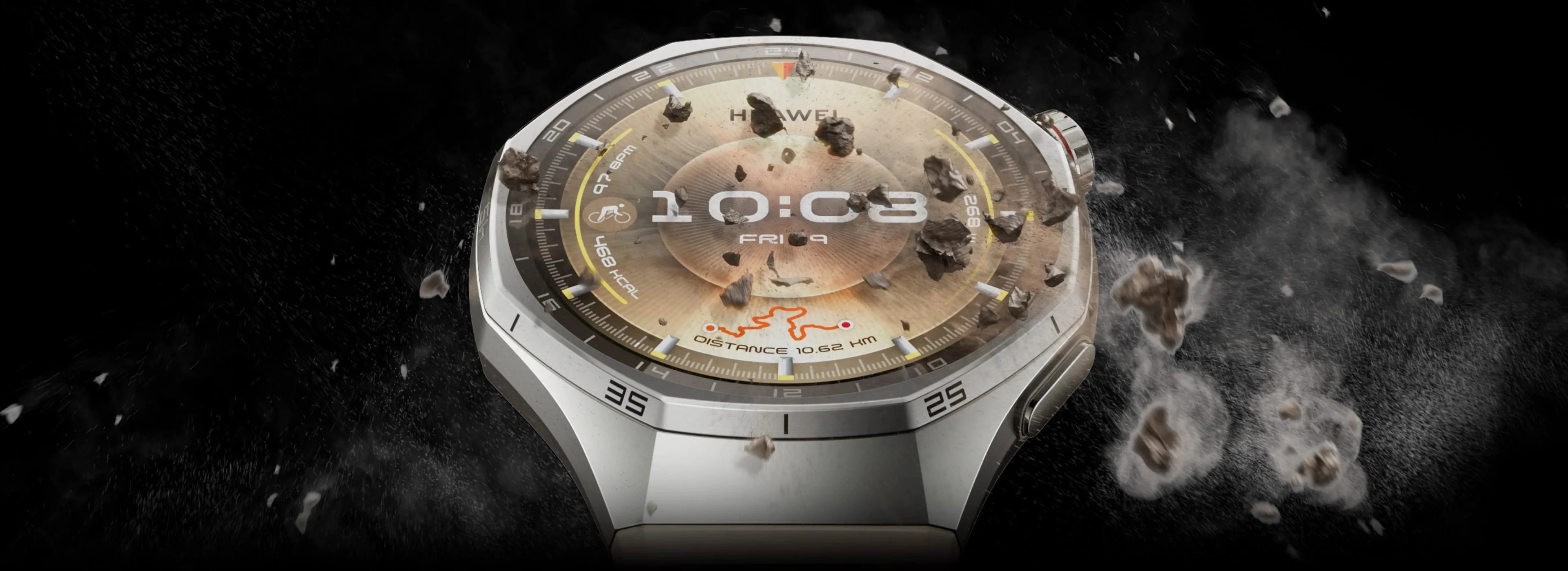 Watch with '10.CS' branding on a dark background