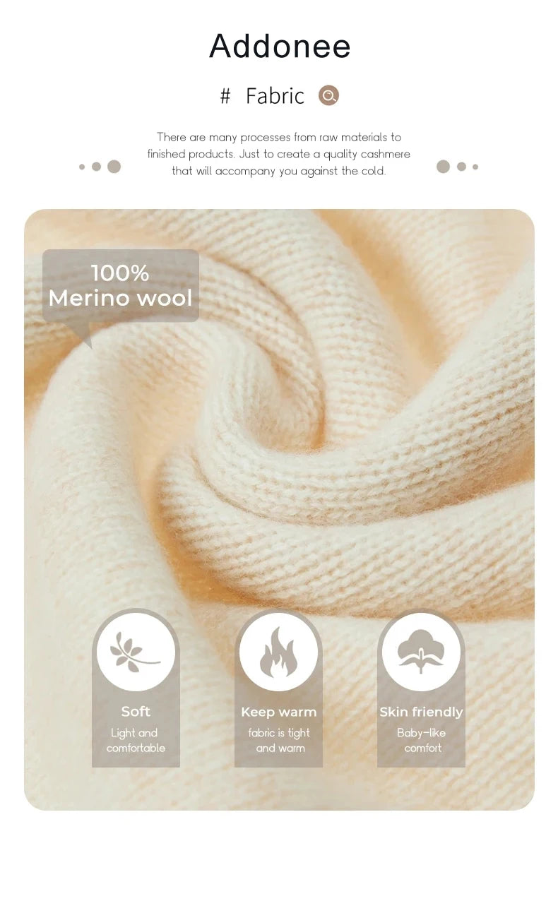 Autumn Winter Sweater Pullover 100% Merino Wool Sweater Men's Outdoor Sports Style Raglan Casual Clothes Commut Inside Join Knit