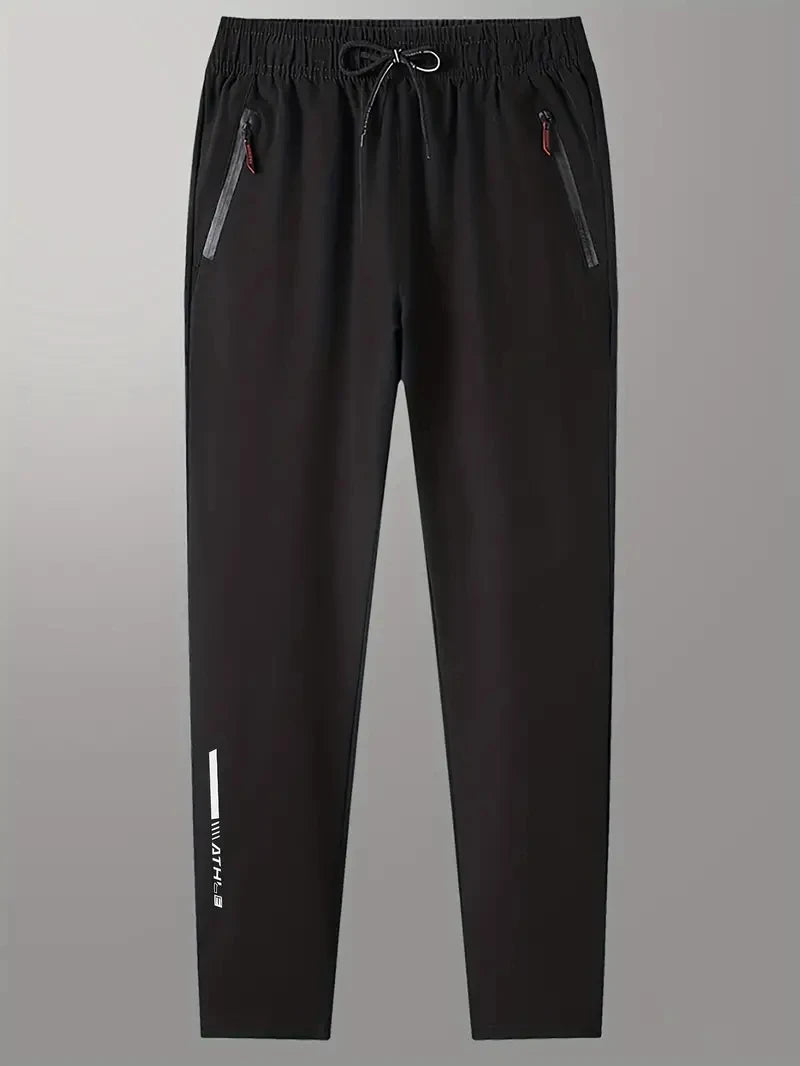 Soft Men's Casual Straight Pants Stretch Elastic Waist Jogger Korean Classic Blue Black Gray Brand Trousers Plus Size