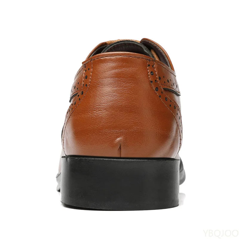 Step Into Style: Large Size Fashionable Men's Office Formal Shoes