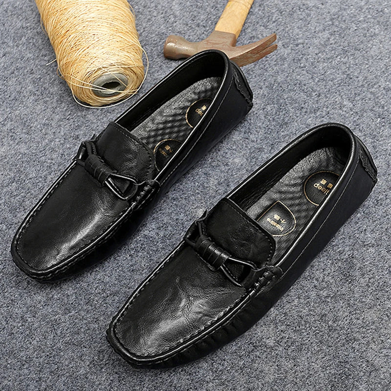 Breathable Handmade Leather Loafers for Men- Perfect for Every Occasion