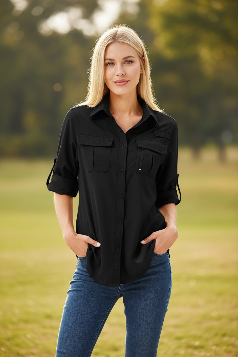 Women's UV Block Quick Dry Long Sleeve Fishing Shirt