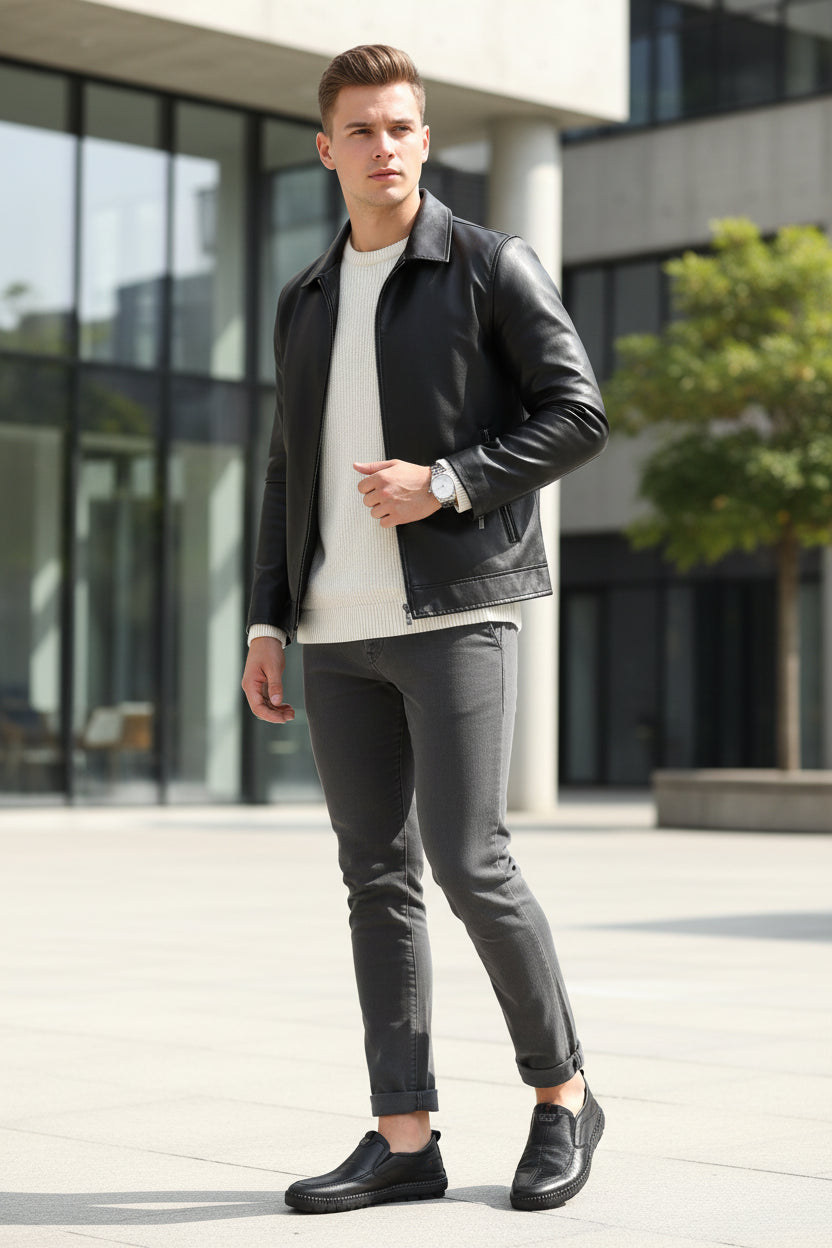 Men's Leather Loafers: Non-Slip, Breathable, and Perfect for Every Occasion