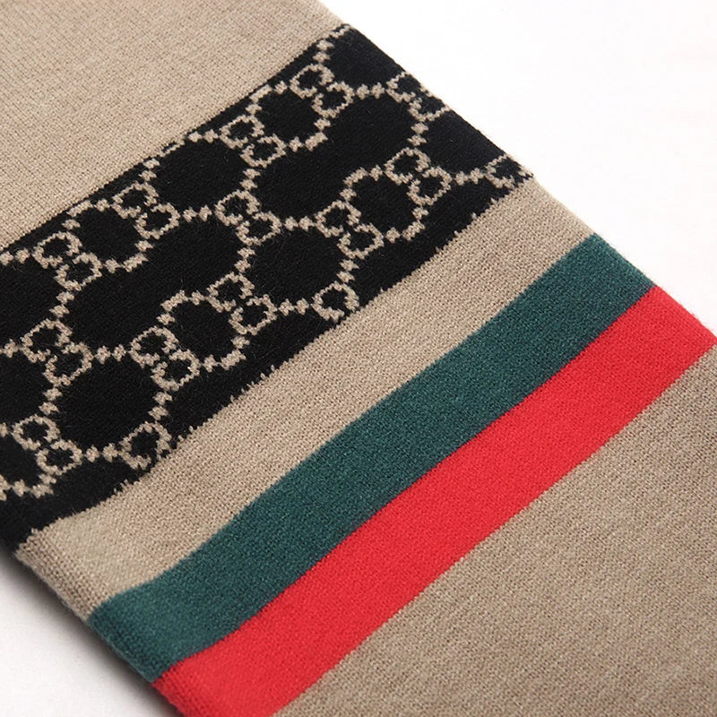 Autumn and Winter New Luxury Cashmere Sweater Men's Half High Collar Sweater High End Base Knitted Warm Wool Sweater Trendy