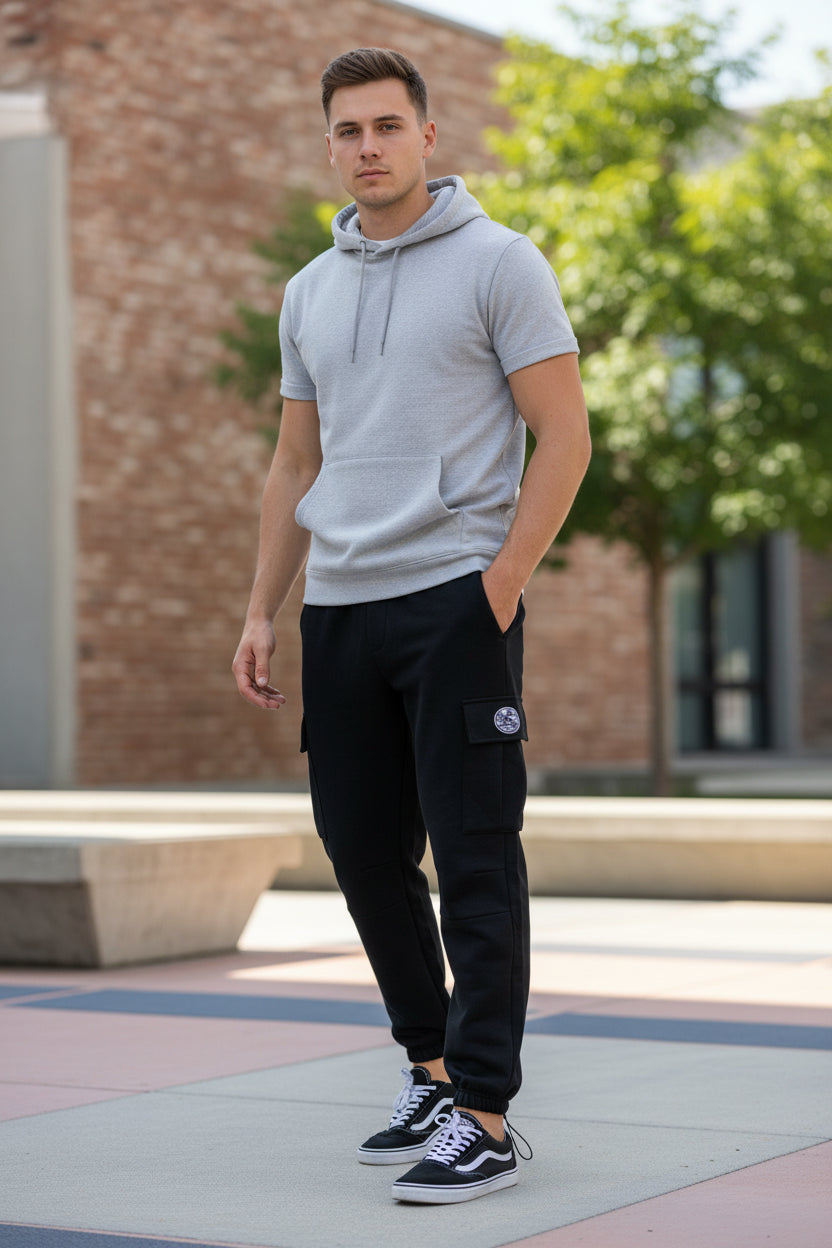 Fashionable Embroidered Sweatpants for Couples - Casual