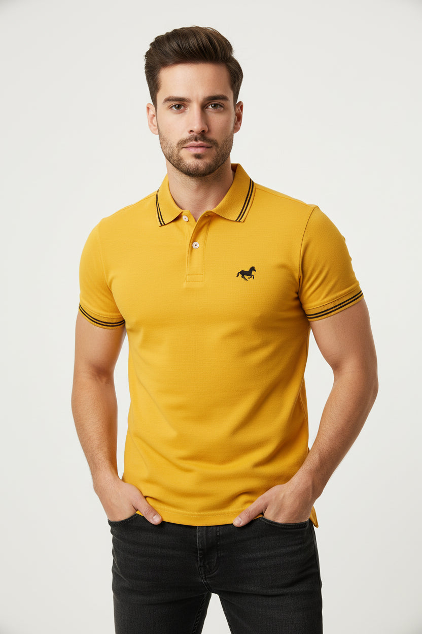 Men's T-shirt Classic Short sleeved Polo Shirt Summer Top Casual