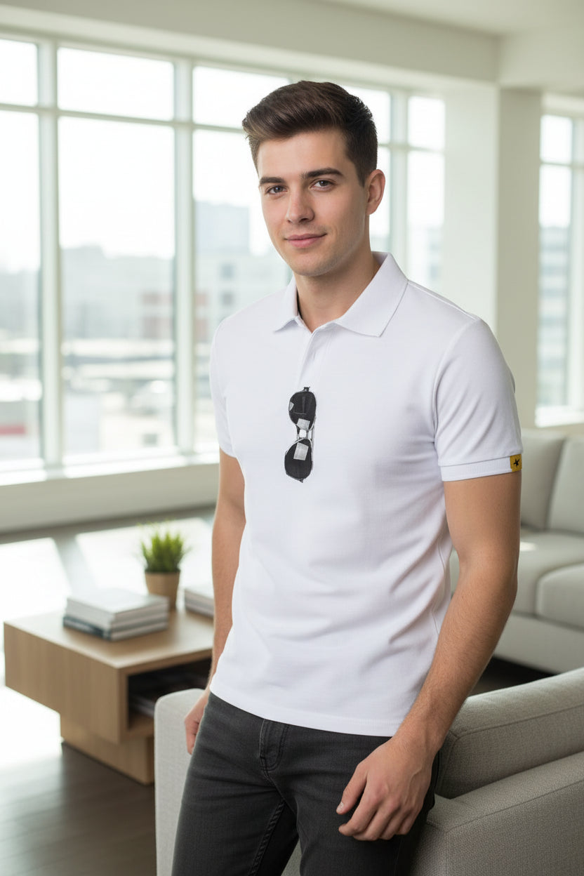 Stay Cool & Stylish This Summer with Our Moisture-Wicking Polo Shirt