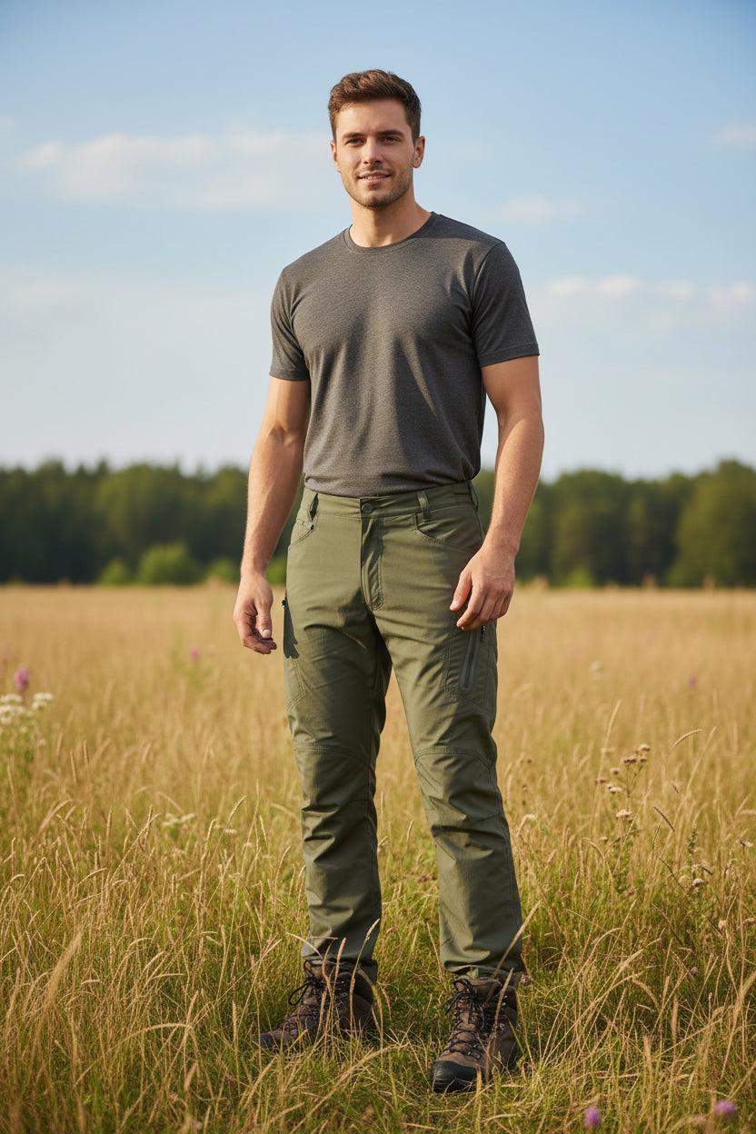Men's Lightweight Fishing Pants  Breathable Quick-Dry Summer Outdoor