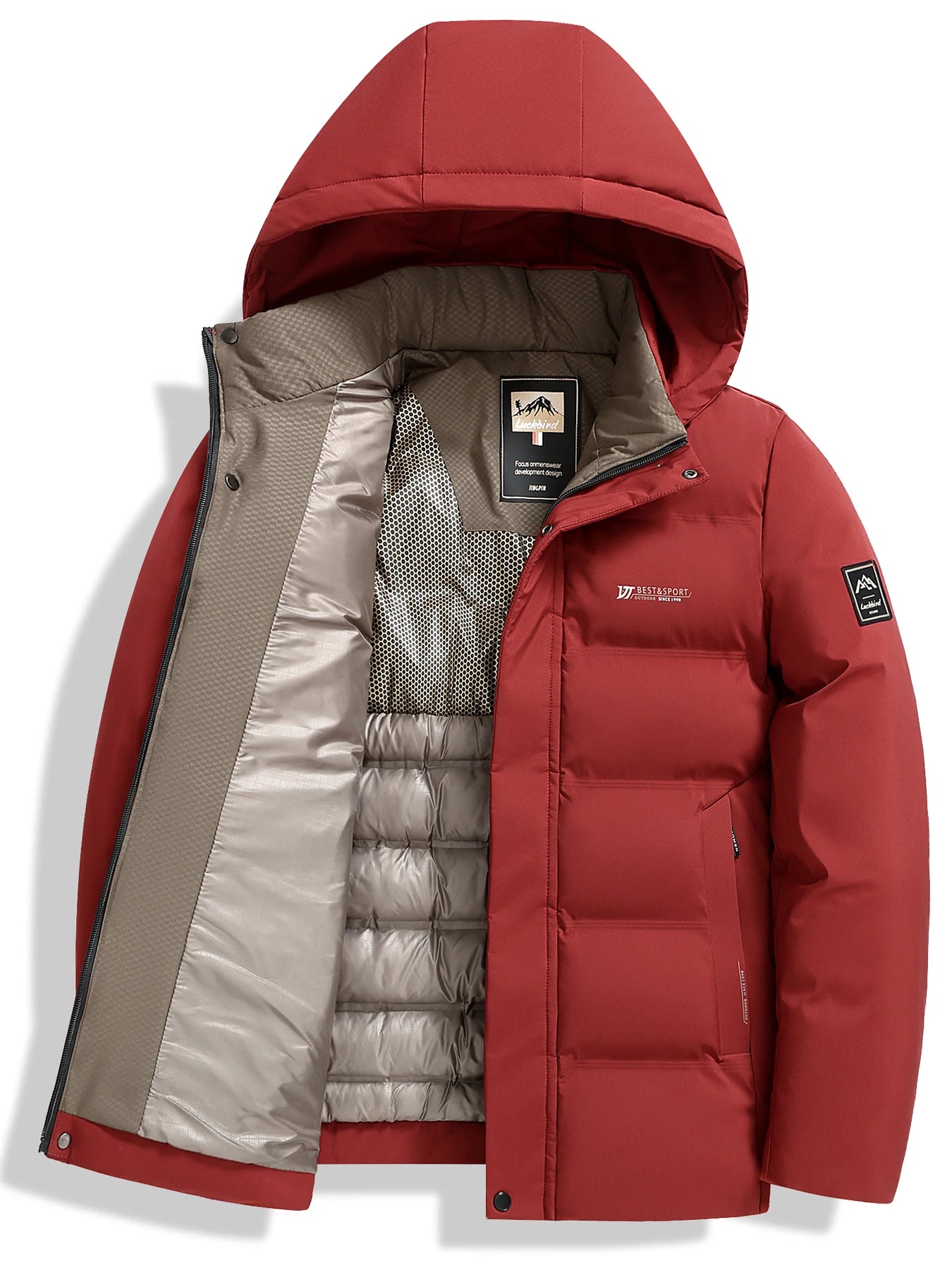 Men's thick and warm cotton jacket for autumn and winter, business and casual men's cotton jacket, top clothes