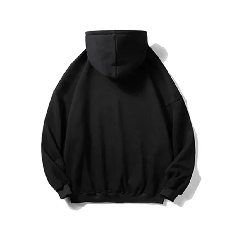 Black hoodie on a white background