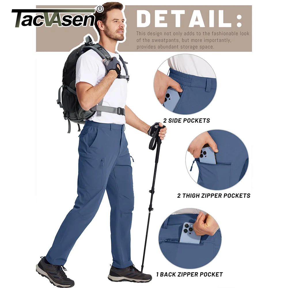 Men's Quick-Dry Waterproof Hiking Pants - Lightweight Outdoor Gear