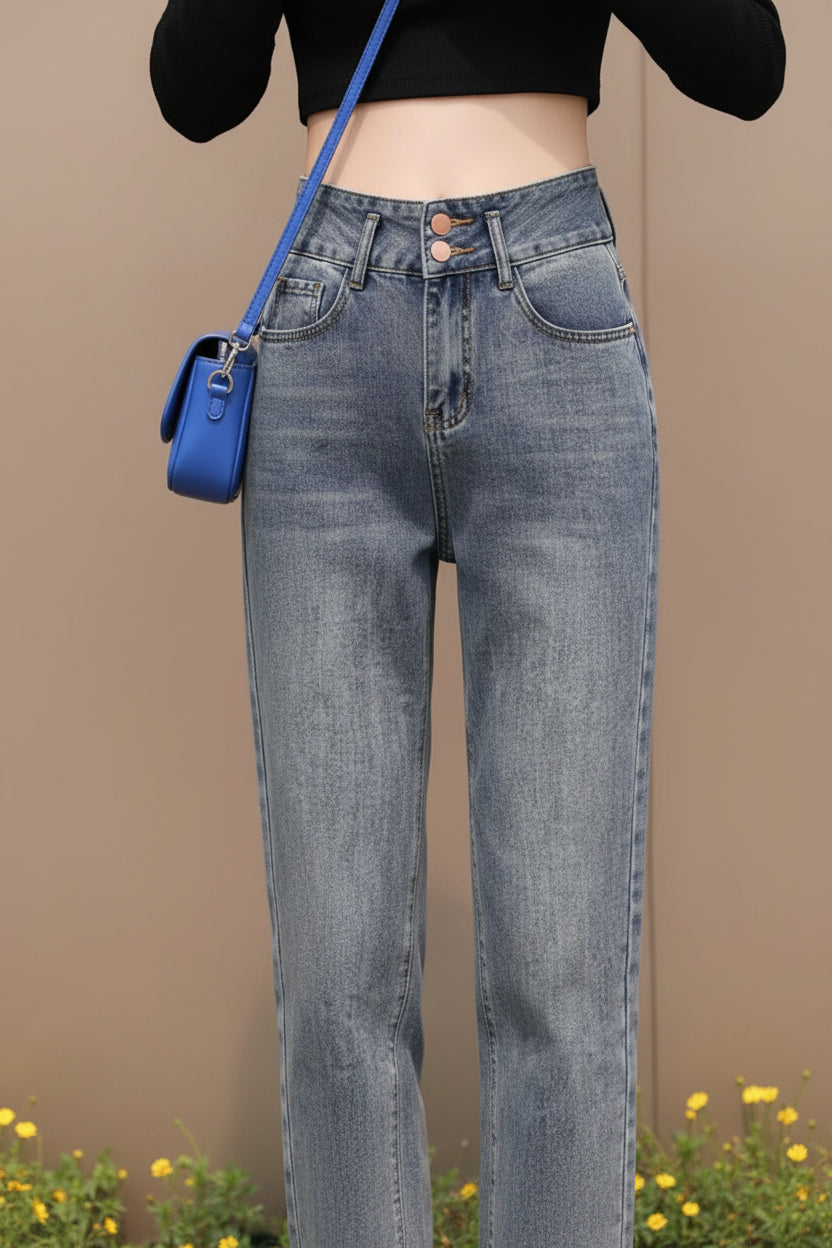Vintage Women's Baggy Jeans - Wide Leg Loose Trousers