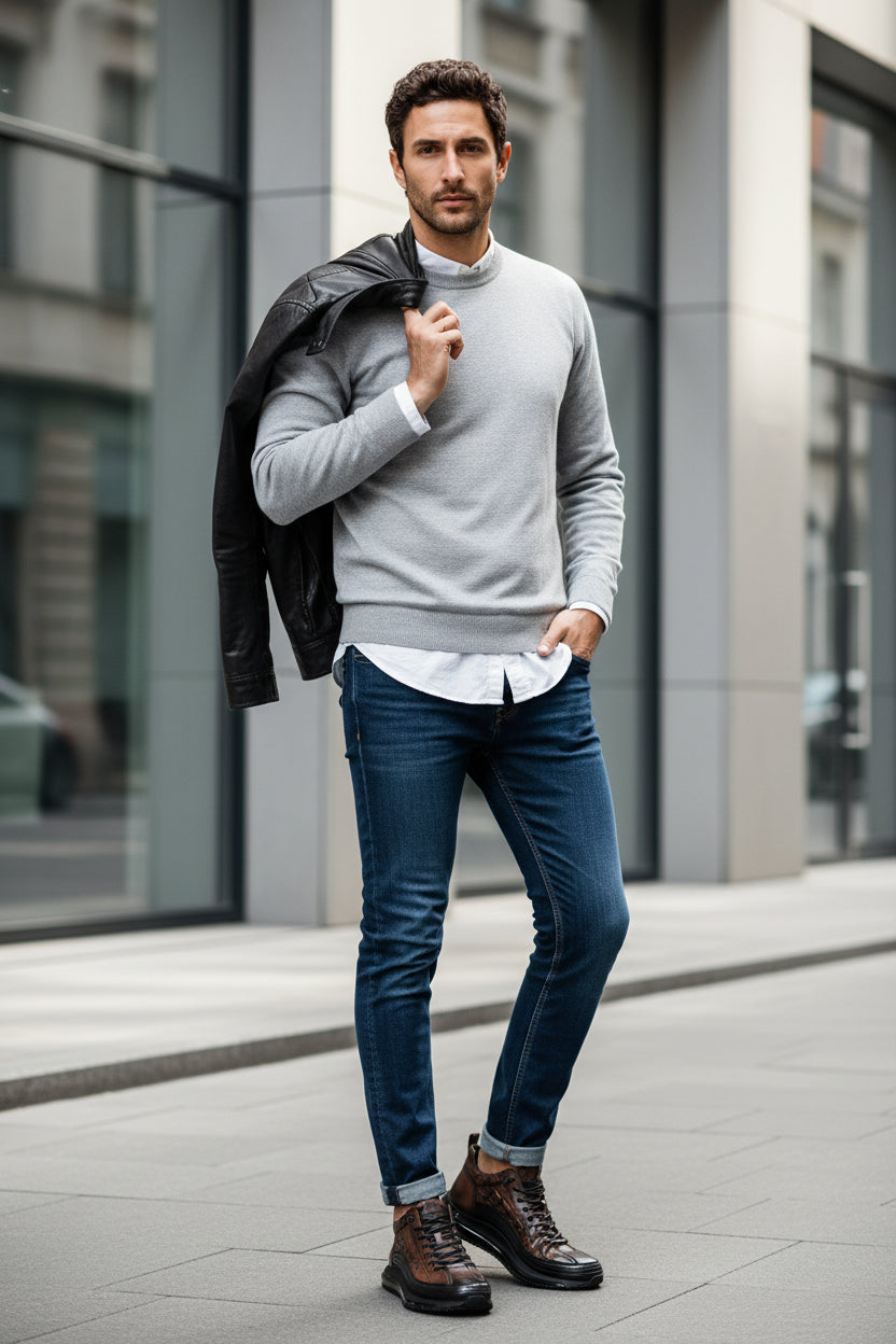 Elevate Your Style with Our Men's Winter Casual Sneakers