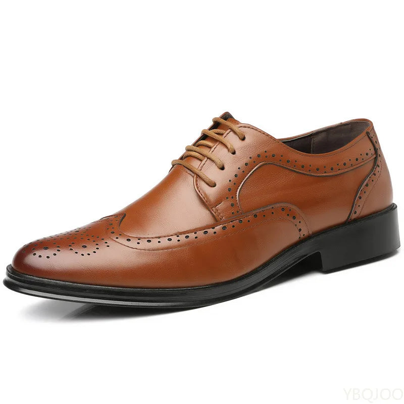 Step Into Style: Large Size Fashionable Men's Office Formal Shoes