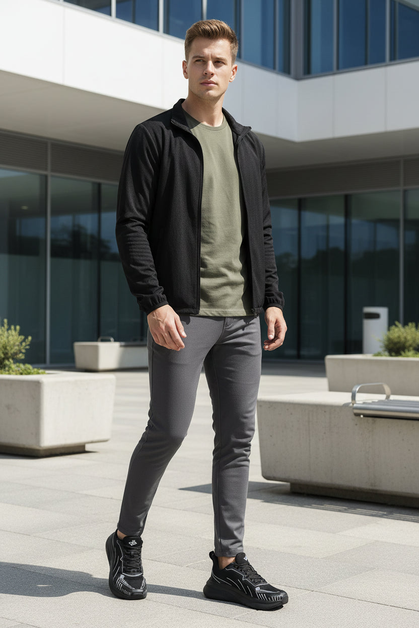 Step Into Comfort: Men's Wide Toe Box Slip-On Sneakers