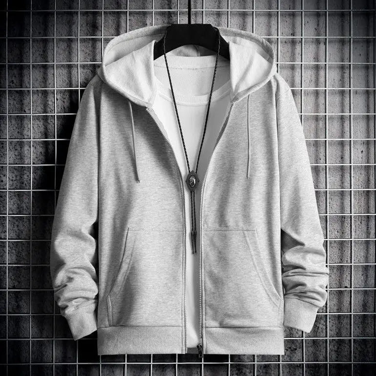 Winter Windproof Hoodie - Men's Sherpa Lined Thermal Zip Up Sweatshirt