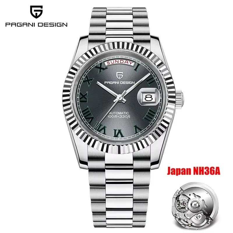 PAGANI DESIGN DD40 Men's Luxury Automatic Watch NH36A with AR Sapphire Mirror