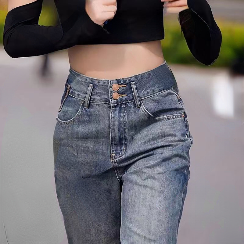 Vintage Women's Baggy Jeans - Wide Leg Loose Trousers